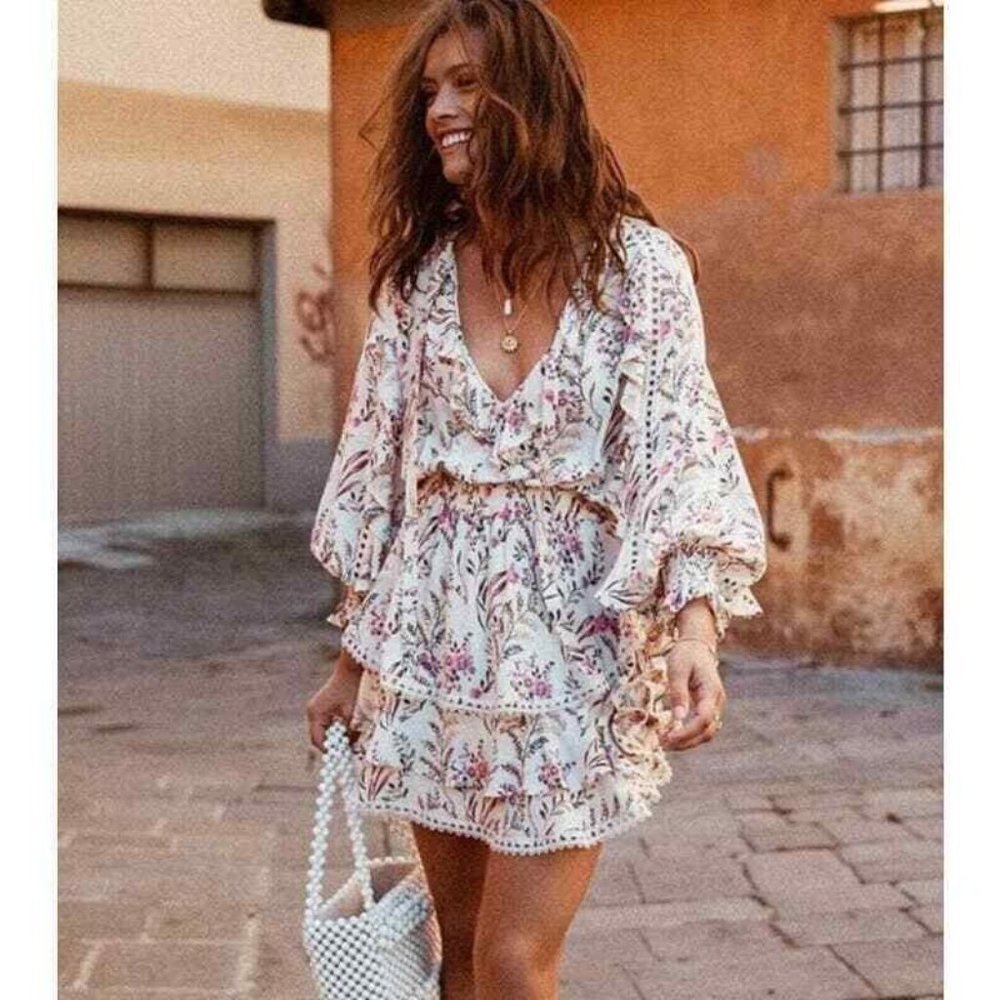 Fab! SPELL & THE GYPSY Collective  Maisie Dress Floral Mini dress Size M
